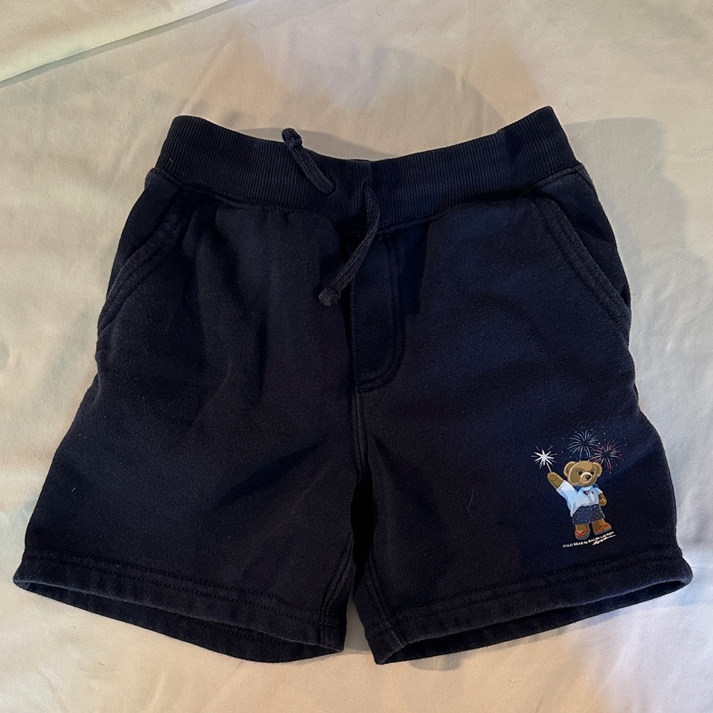 Polo by Ralph Lauren Dark Blue Bear Graphic Shorts